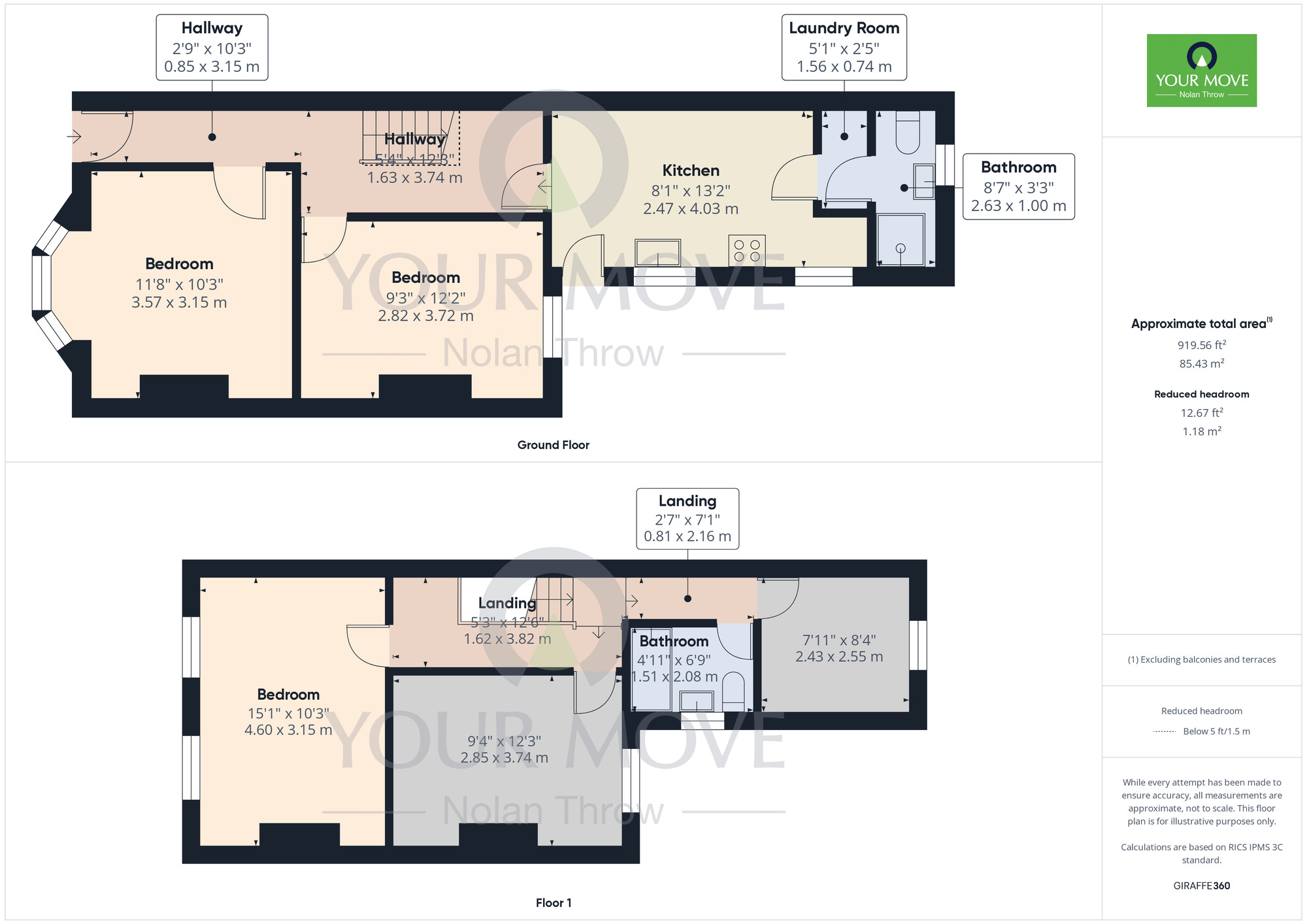 Floorplan of 1 bedroom  Room to rent, St. Michaels Road, The Mounts, Northampton, NN1