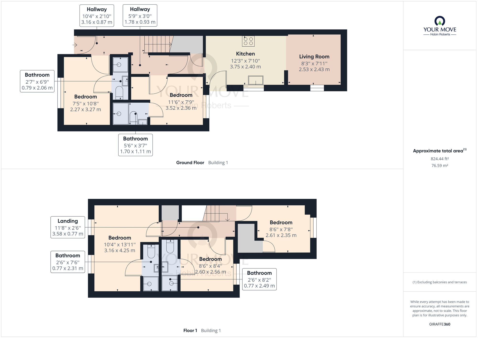 Floorplan of 5 bedroom  House to rent, Euston Road, Northampton, NN4