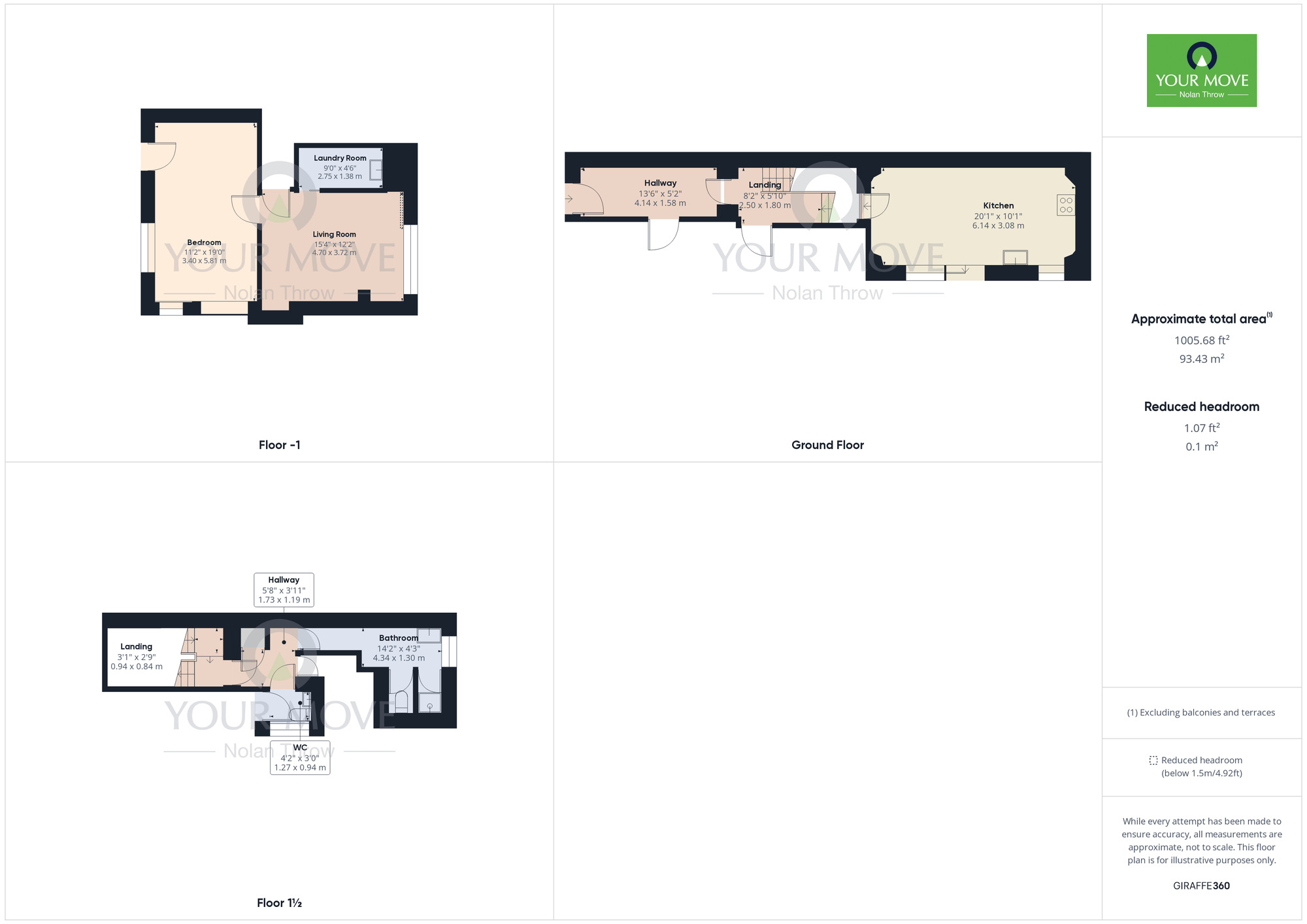 Floorplan of 1 bedroom  Room to rent, Albion Place, Northampton, Northamptonshire, NN1