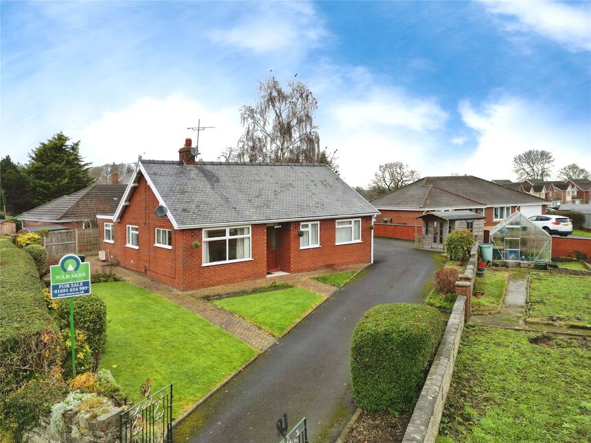 Main image of 3 bedroom Detached Bungalow for sale, High Street, Weston Rhyn, Shropshire, SY10