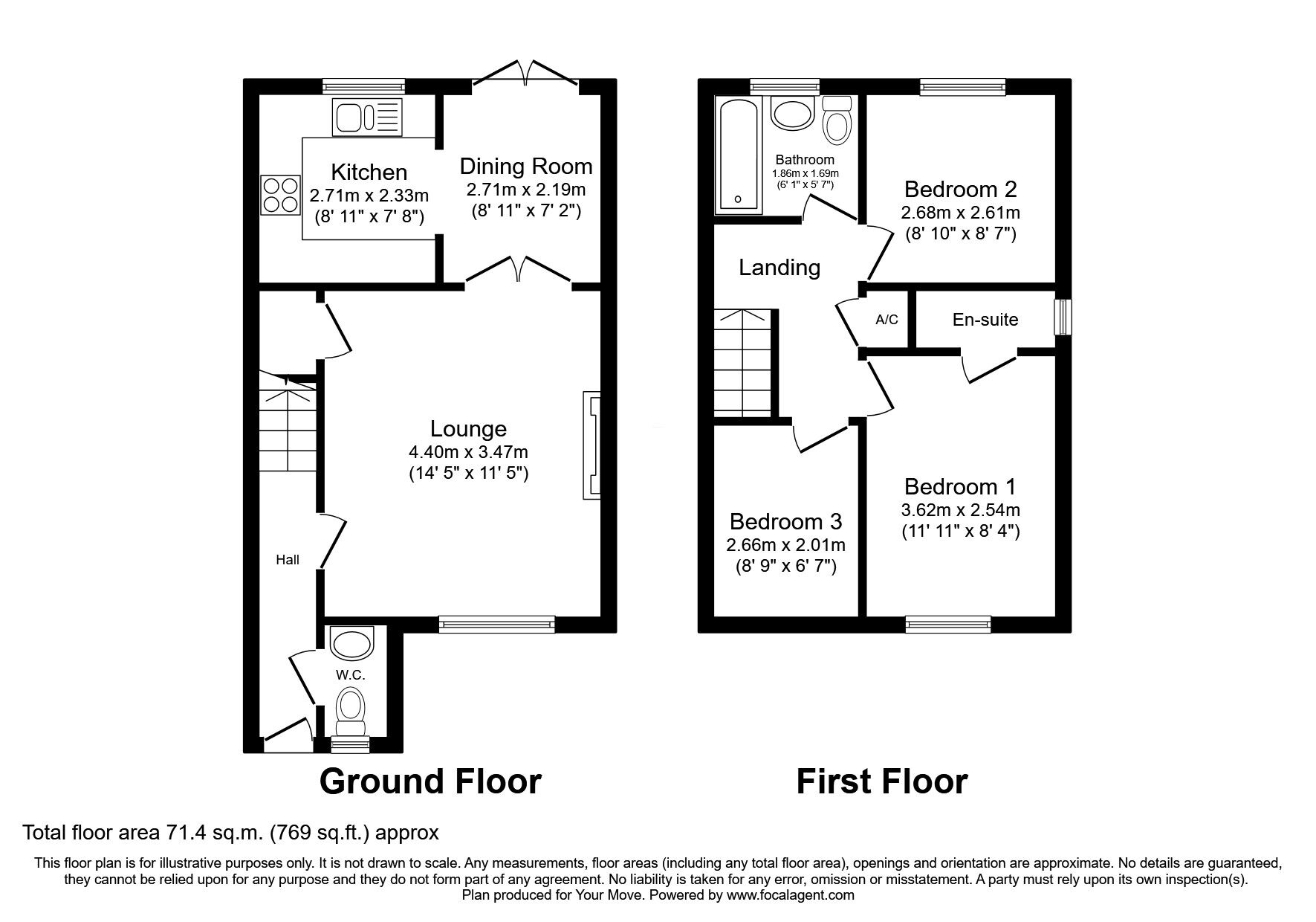 Floorplan of 3 bedroom Semi Detached House for sale, Heritage Way, Llanymynech, Shropshire, SY22