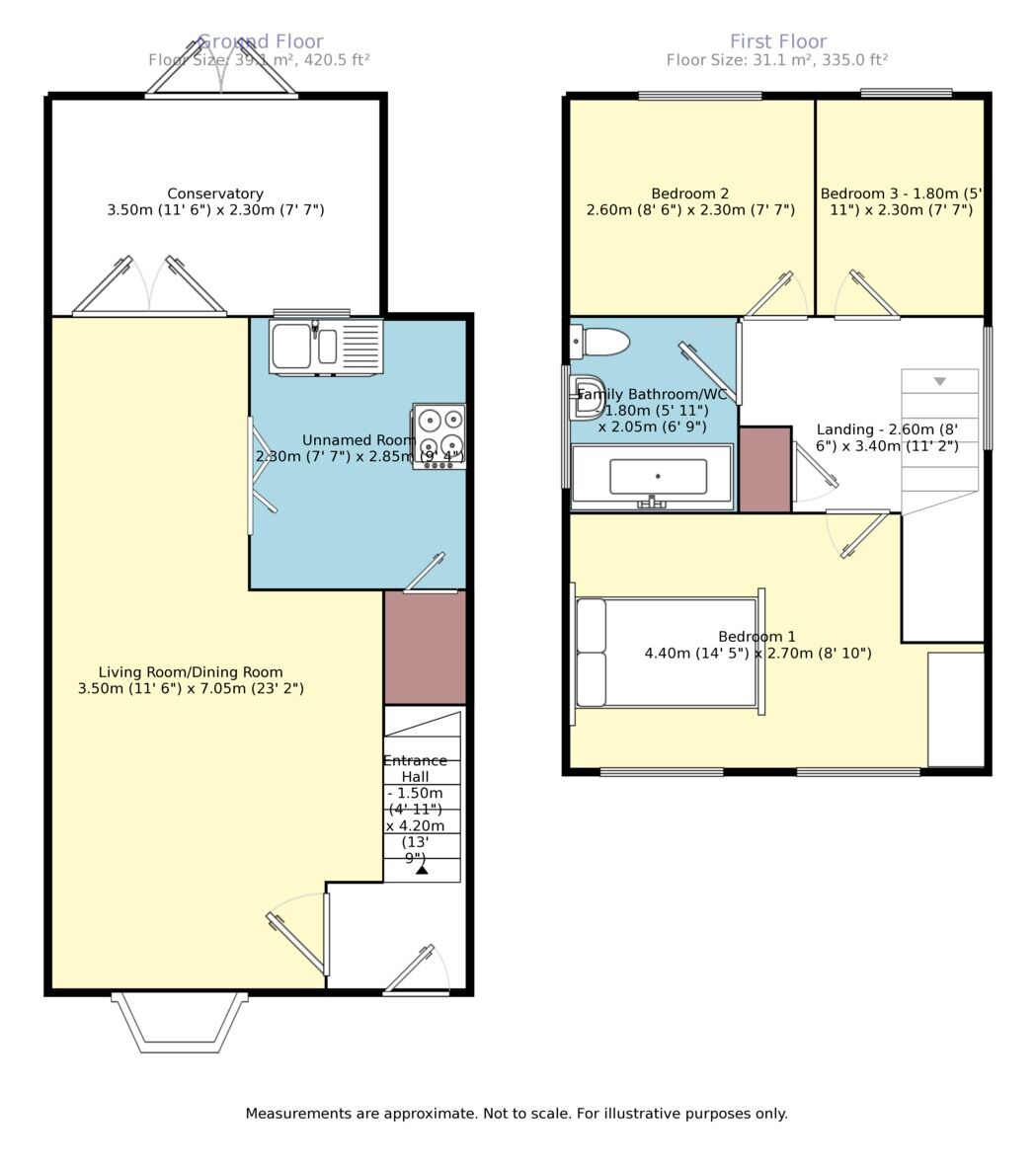 Floorplan of 3 bedroom Detached House for sale, Naseby Road, Perton Wolverhampton, Staffordshire, WV6