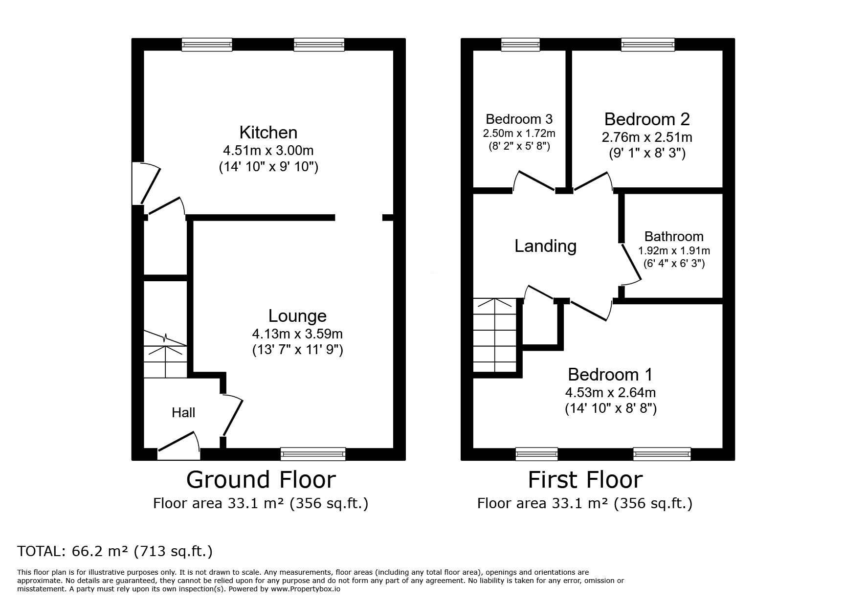 Floorplan of 3 bedroom Detached House for sale, St. Andrews Drive, Perton, Staffordshire, WV6