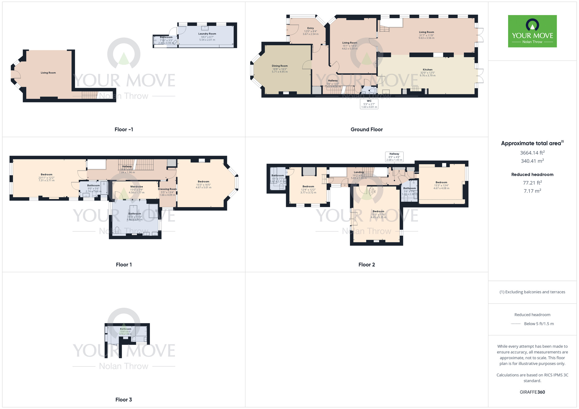 Floorplan of 5 bedroom Semi Detached House for sale, The Drive, Phippsville, Northampton, Northamptonshire, NN1