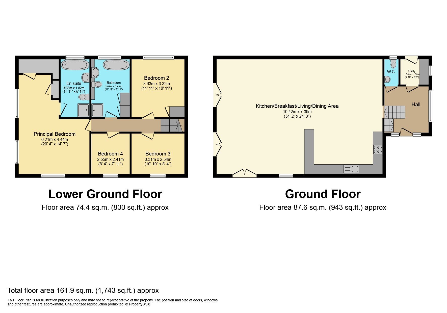 Floorplan of 4 bedroom Detached House to rent, Station Road, Chilbolton, Hampshire, SO20