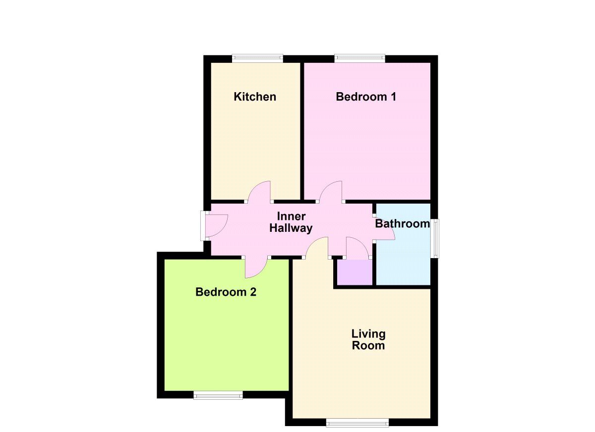 Floorplan of 2 bedroom  Flat for sale, Southcliffe Drive, Baildon, West Yorkshire, BD17