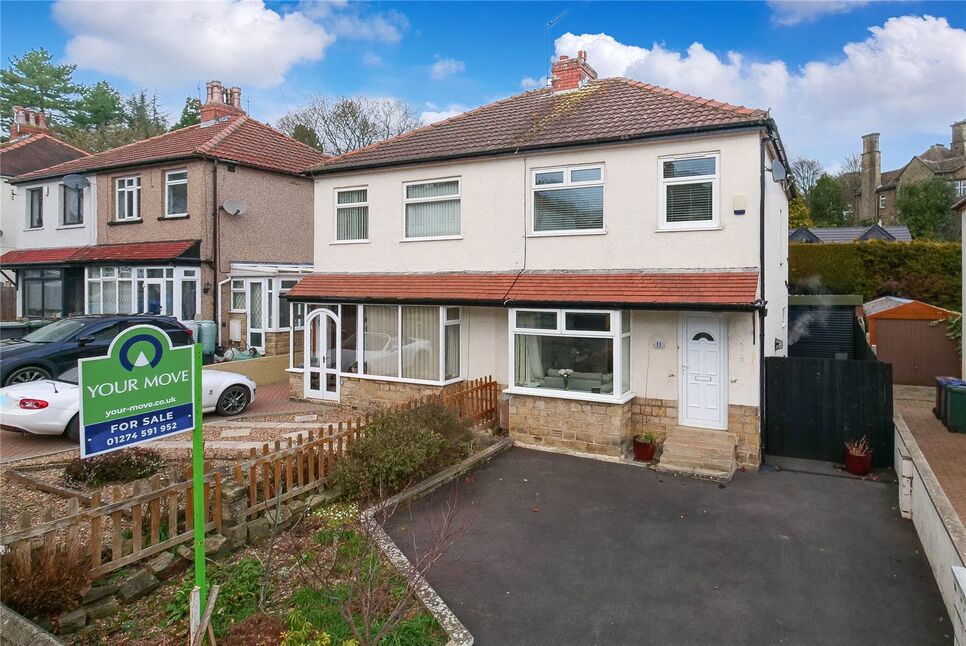 Main image of 3 bedroom Semi Detached House for sale, Netherhall Road, Baildon, West Yorkshire, BD17