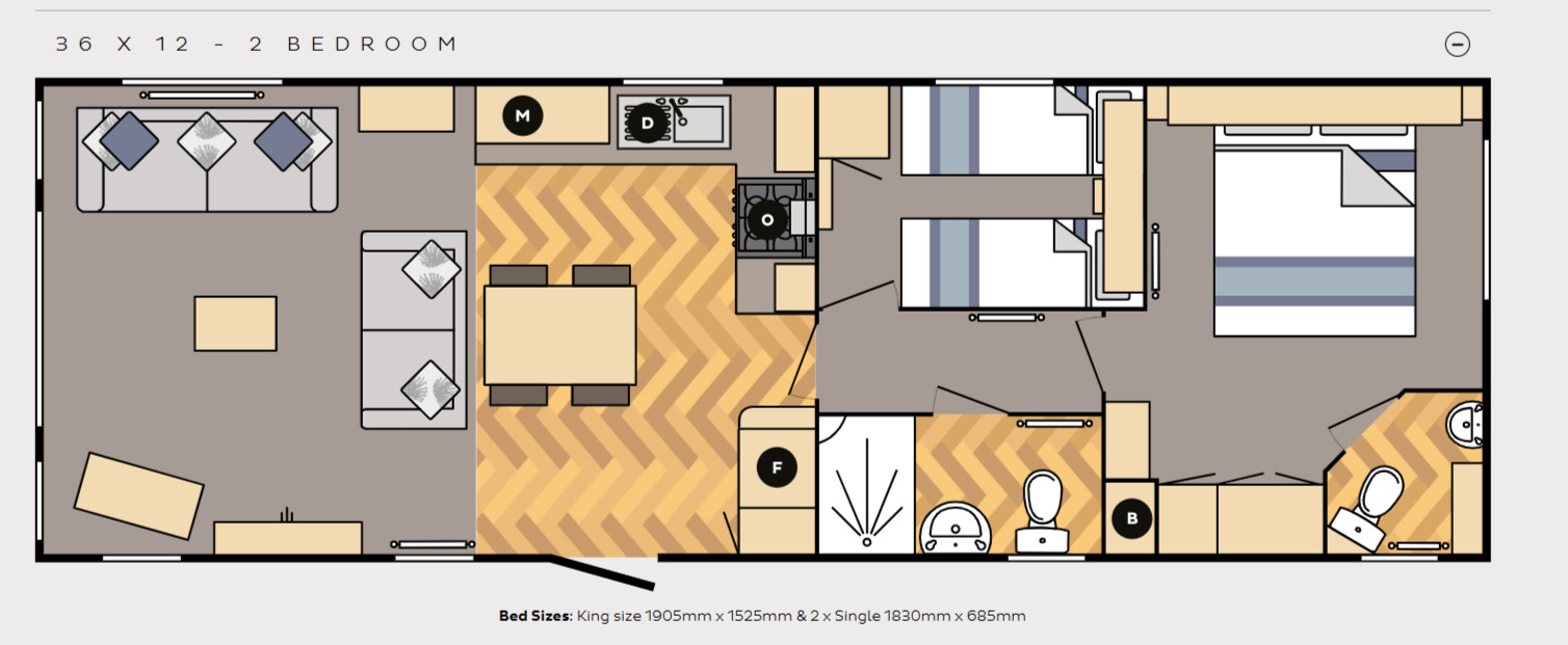 Floorplan of 2 bedroom Detached Property for sale, Glen Road, Baildon, West Yorkshire, BD17