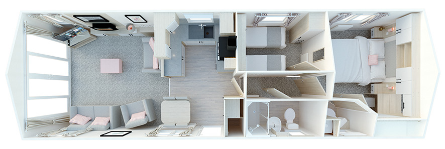 Floorplan of 2 bedroom Detached Property for sale, Glen Road, Baildon, West Yorkshire, BD17