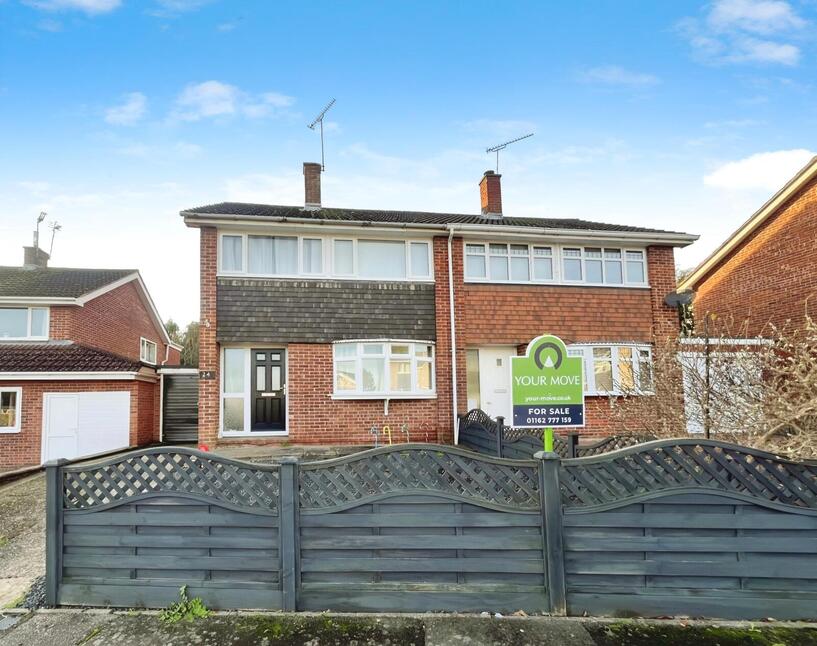 Main image of 3 bedroom Semi Detached House for sale, Greenfields, Whetstone, Leicestershire, LE8