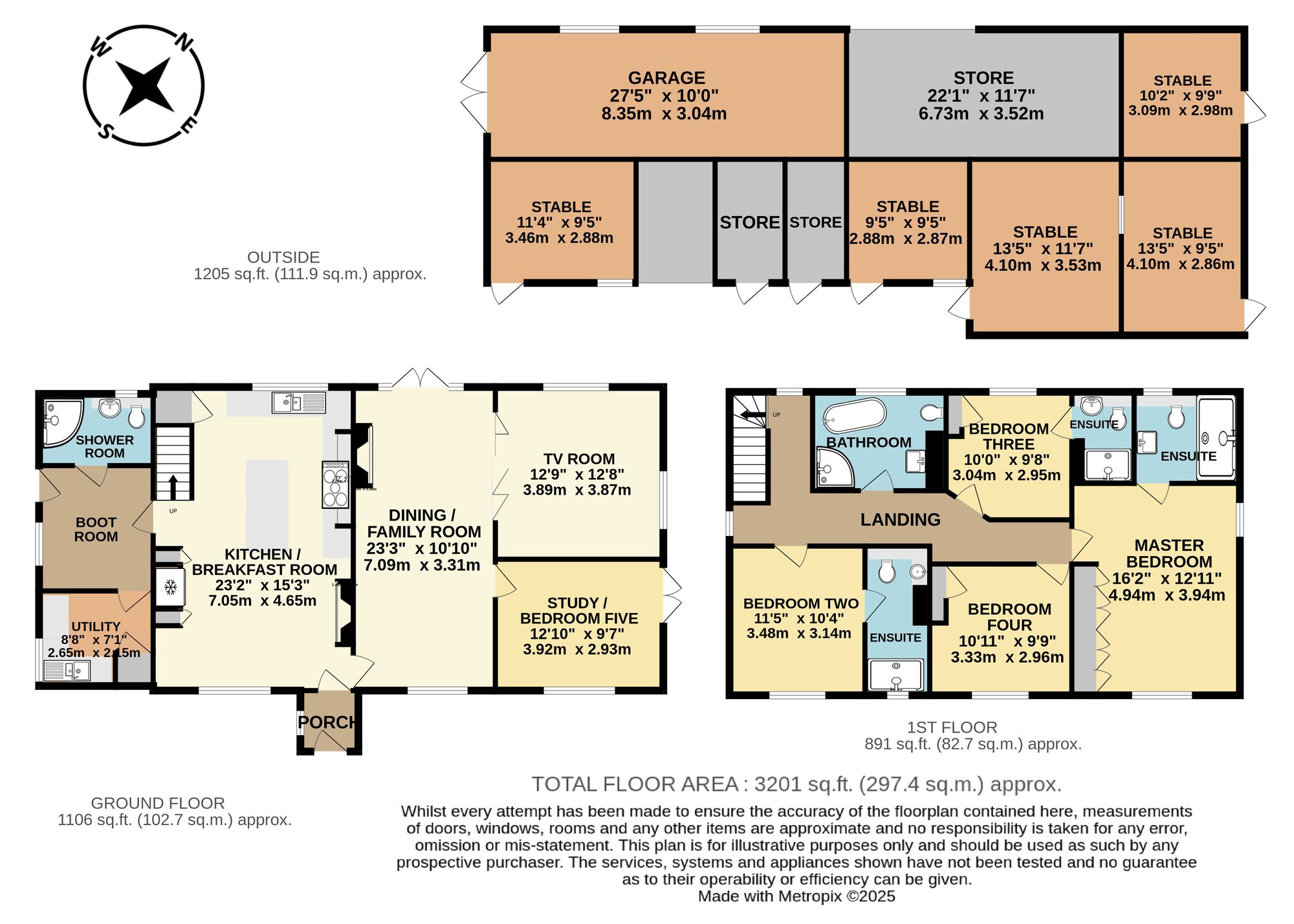 Floorplan of 5 bedroom Detached House for sale, Staithe Road, Burgh St. Peter, Norfolk, NR34