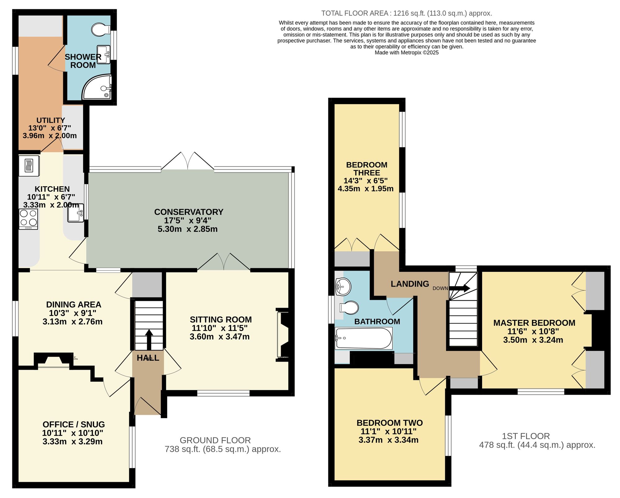 Floorplan of 3 bedroom Detached House for sale, Mill Road, Mutford, Suffolk, NR34