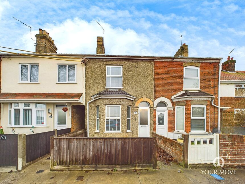 Main image of 3 bedroom Mid Terrace House for sale, Walmer Road, Lowestoft, Suffolk, NR33