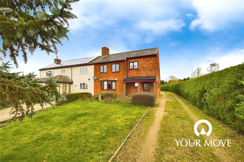 Main image of 3 bedroom Semi Detached House for sale, Raveningham Road, Gillingham, Norfolk, NR34