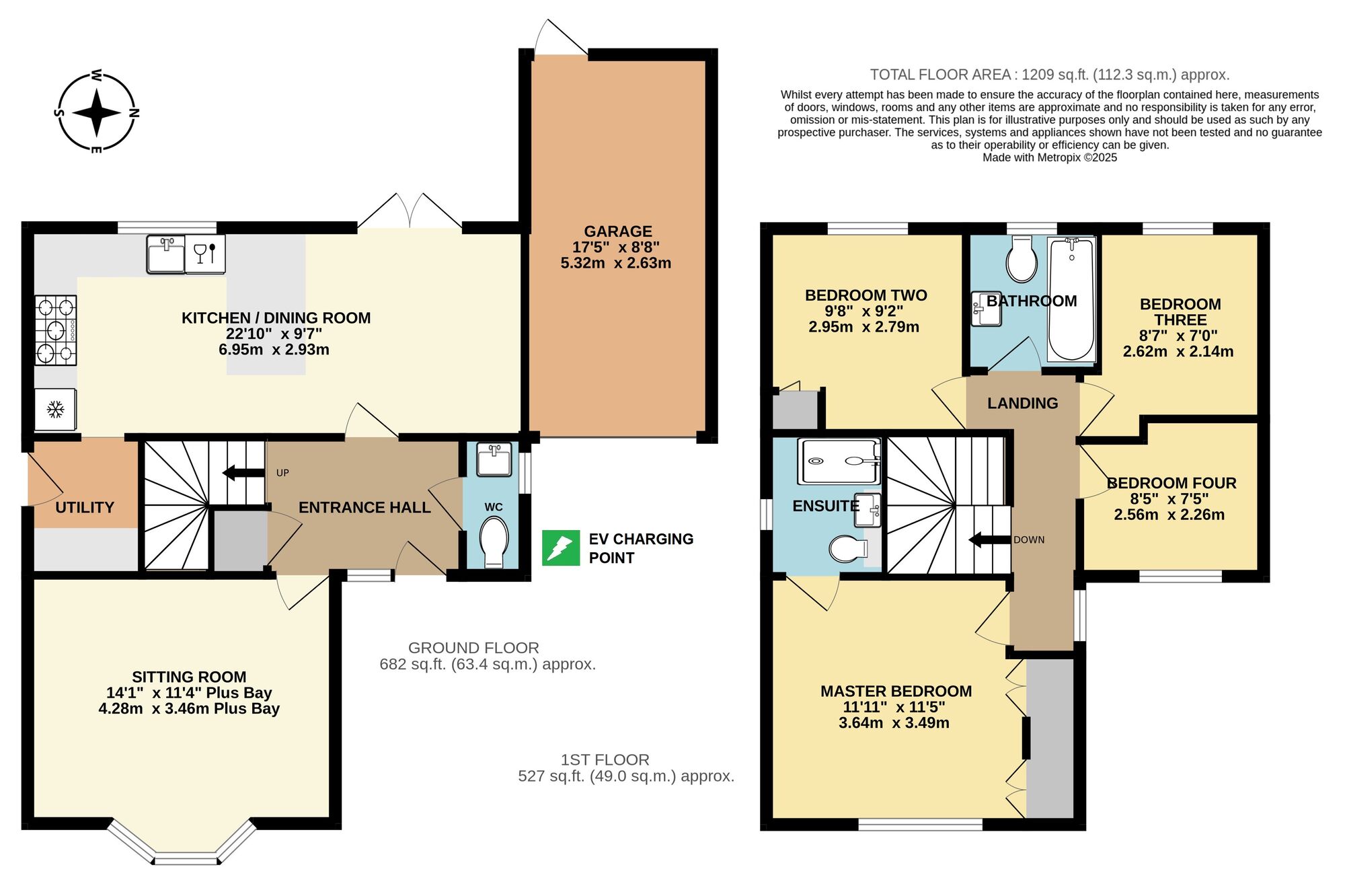 Floorplan of 4 bedroom Detached House for sale, Guildhall Road, Worlingham, Suffolk, NR34