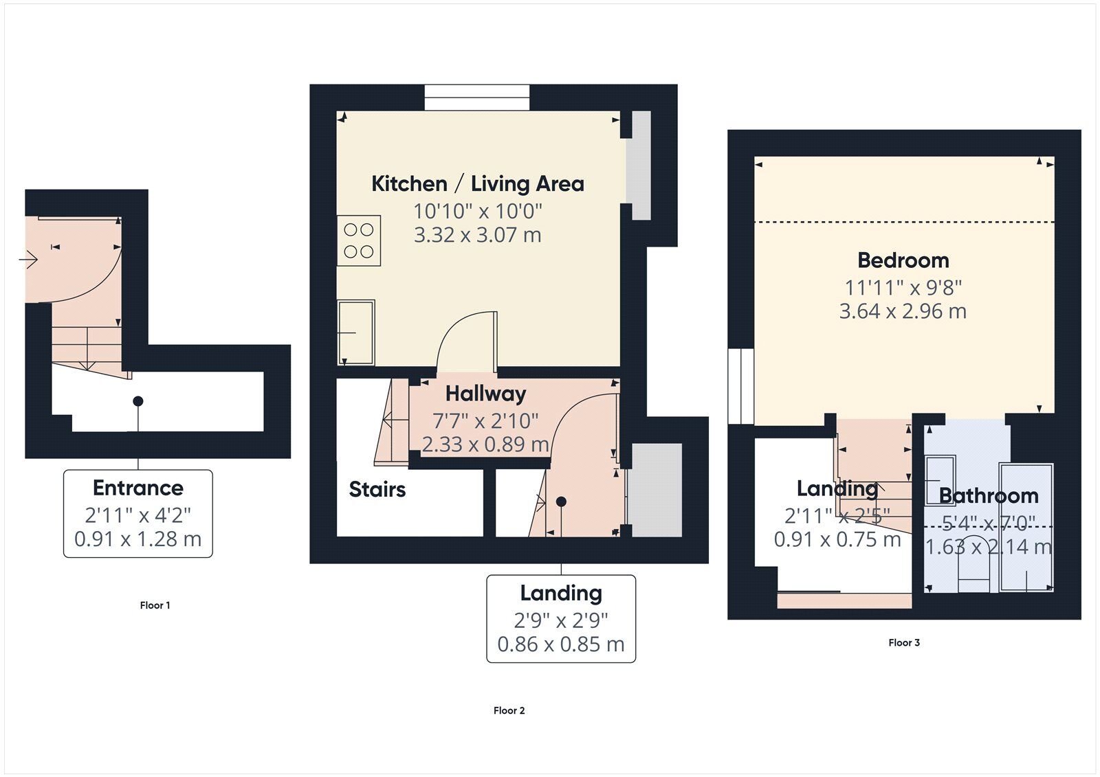 Floorplan of 1 bedroom  Flat to rent, Church Street, Harleston, Norfolk, IP20