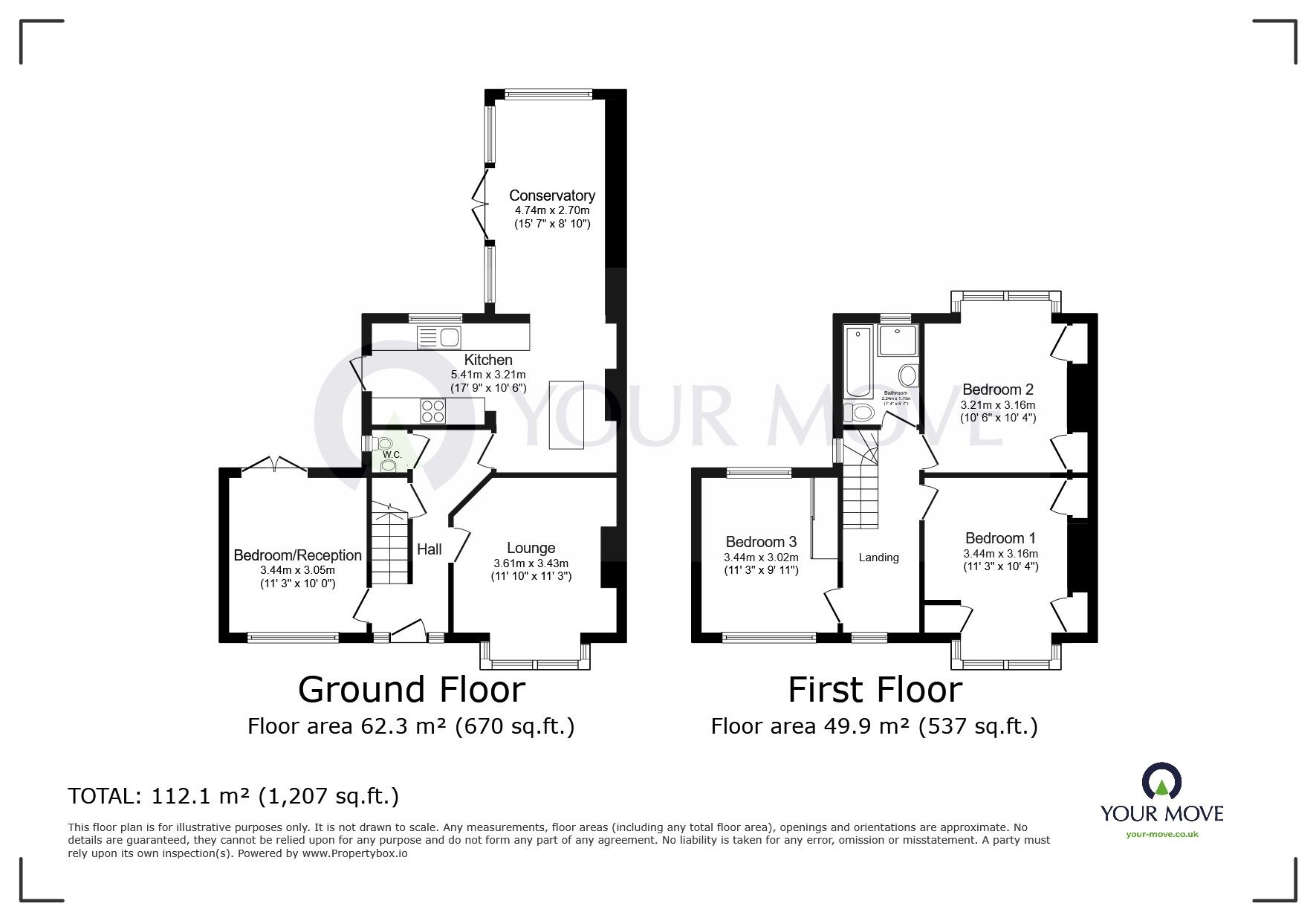 Floorplan of 4 bedroom Semi Detached House for sale, Bradstow Way, Broadstairs, Kent, CT10