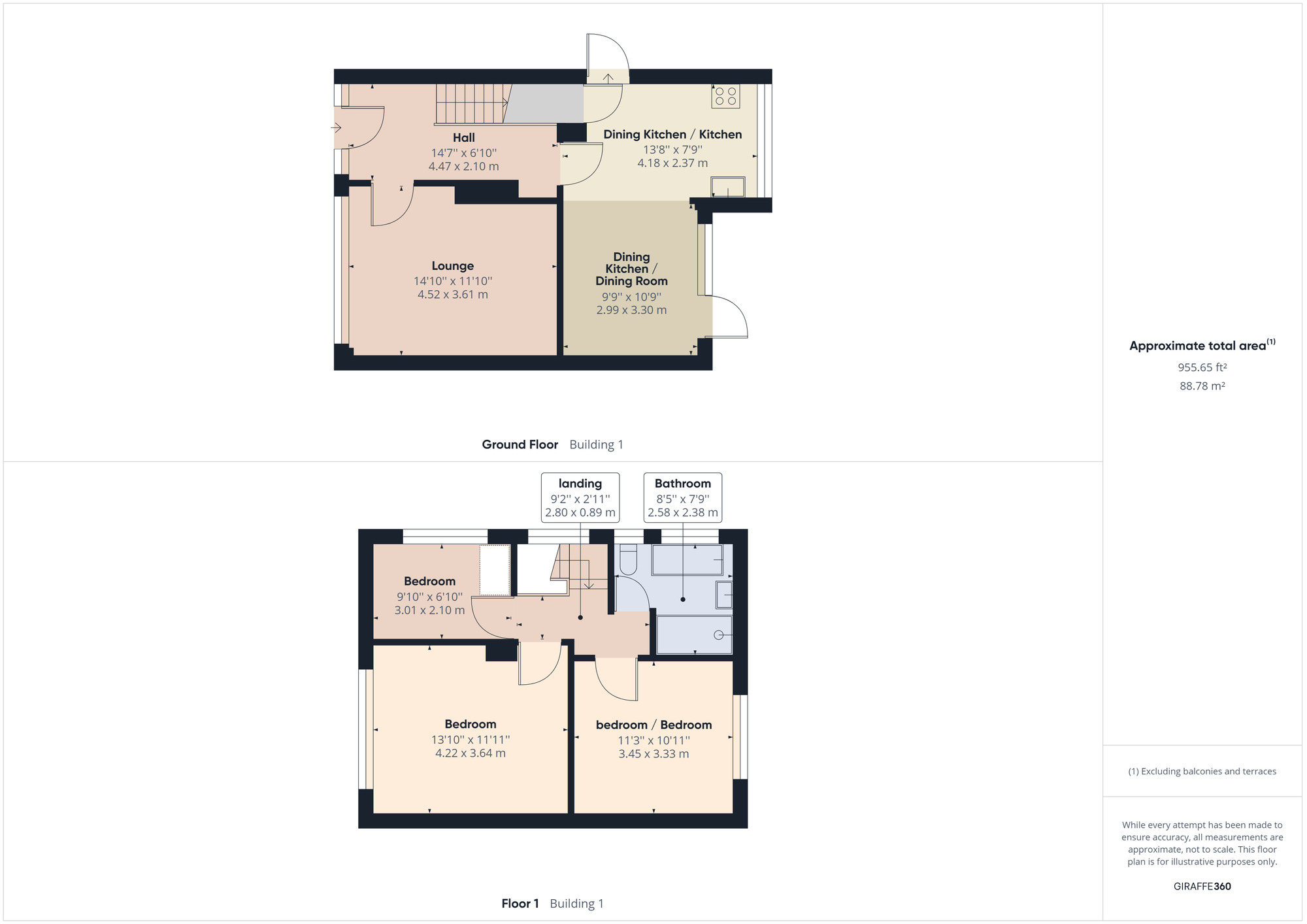 Floorplan of 3 bedroom Detached House to rent, Bramcote Lane, Wollaton, Nottinghamshire, NG8