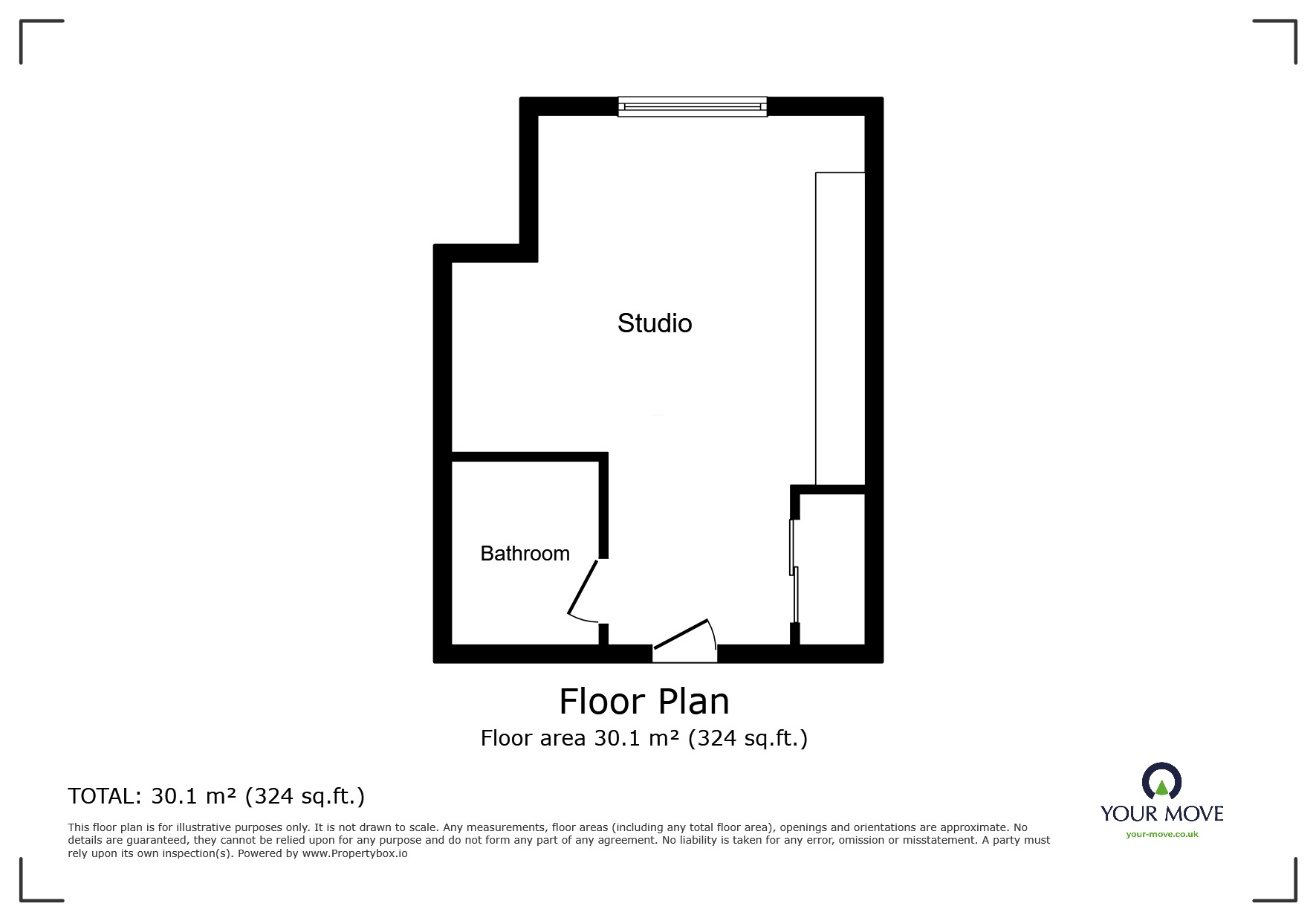 Floorplan of  Flat for sale, Romany Road, Worthing, West Sussex, BN13