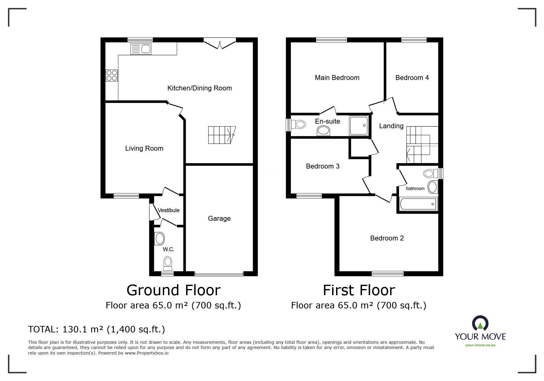 Floorplan of 4 bedroom Detached House for sale, Braddock Bluff, Blackburn, Lancashire, BB2