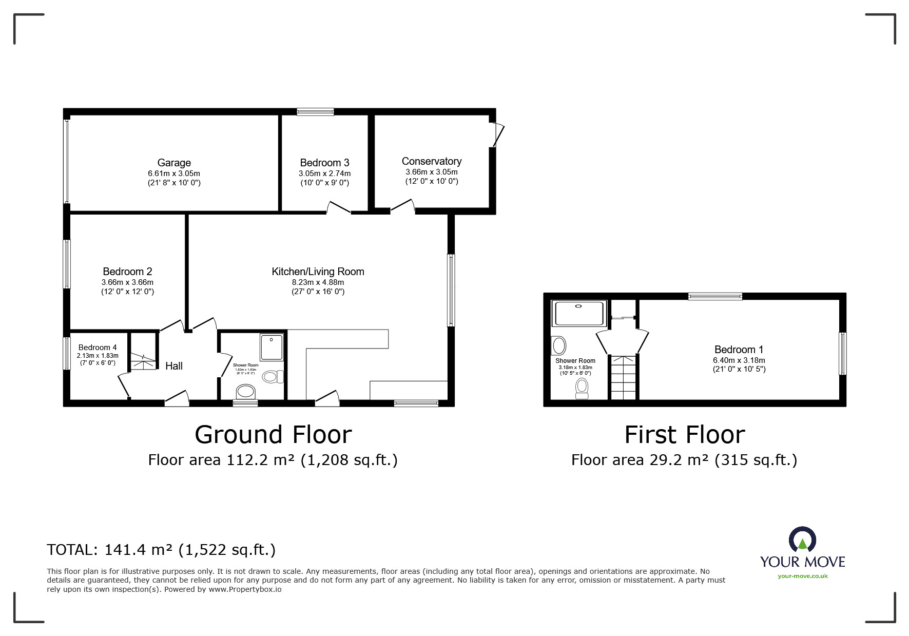 Floorplan of 4 bedroom Detached House for sale, Boxwood Drive, Blackburn, Lancashire, BB2