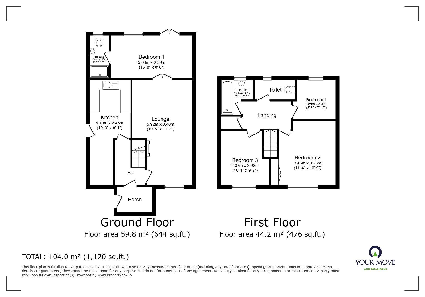 Floorplan of 4 bedroom Semi Detached House for sale, Lamlash Road, Blackburn, Lancashire, BB1