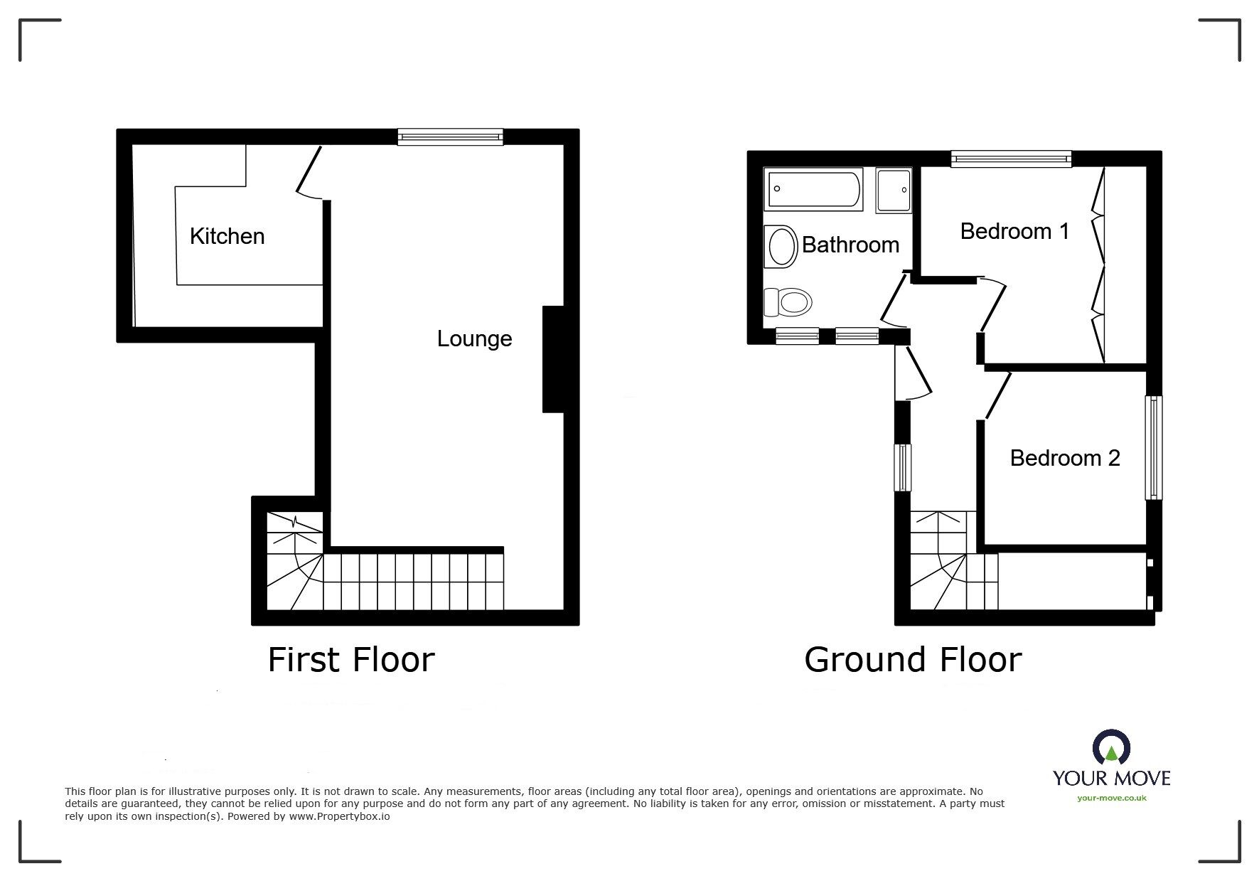 Floorplan of 2 bedroom  House to rent, Sudley Road, Bognor Regis, West Sussex, PO21