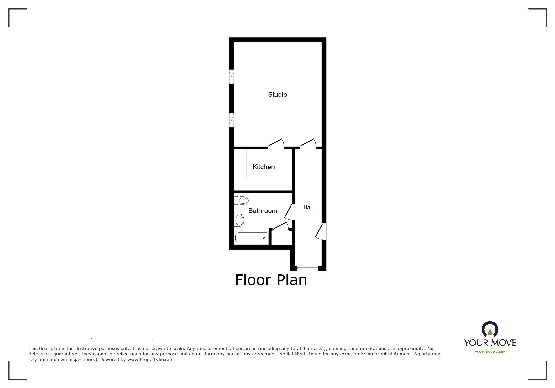 Floorplan of  Flat to rent, Stocker Road, Bognor Regis, West Sussex, PO21