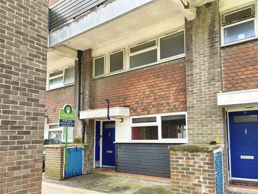 Main image of 2 bedroom Mid Terrace Flat for sale, Hastings Close, Bognor Regis, West Sussex, PO21