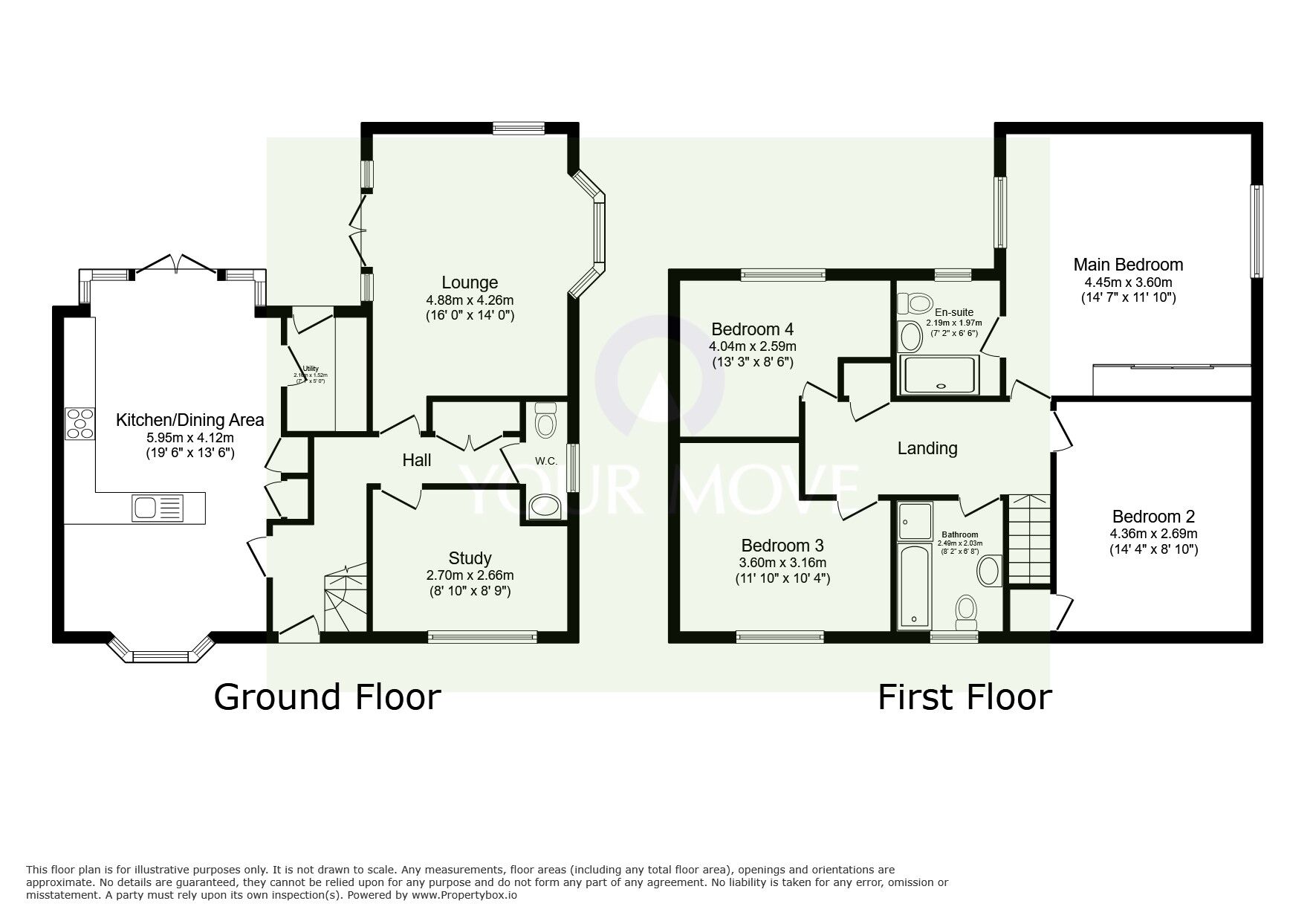 Floorplan of 4 bedroom Detached House for sale, Hasler Grove, Aldingbourne, West Sussex, PO20