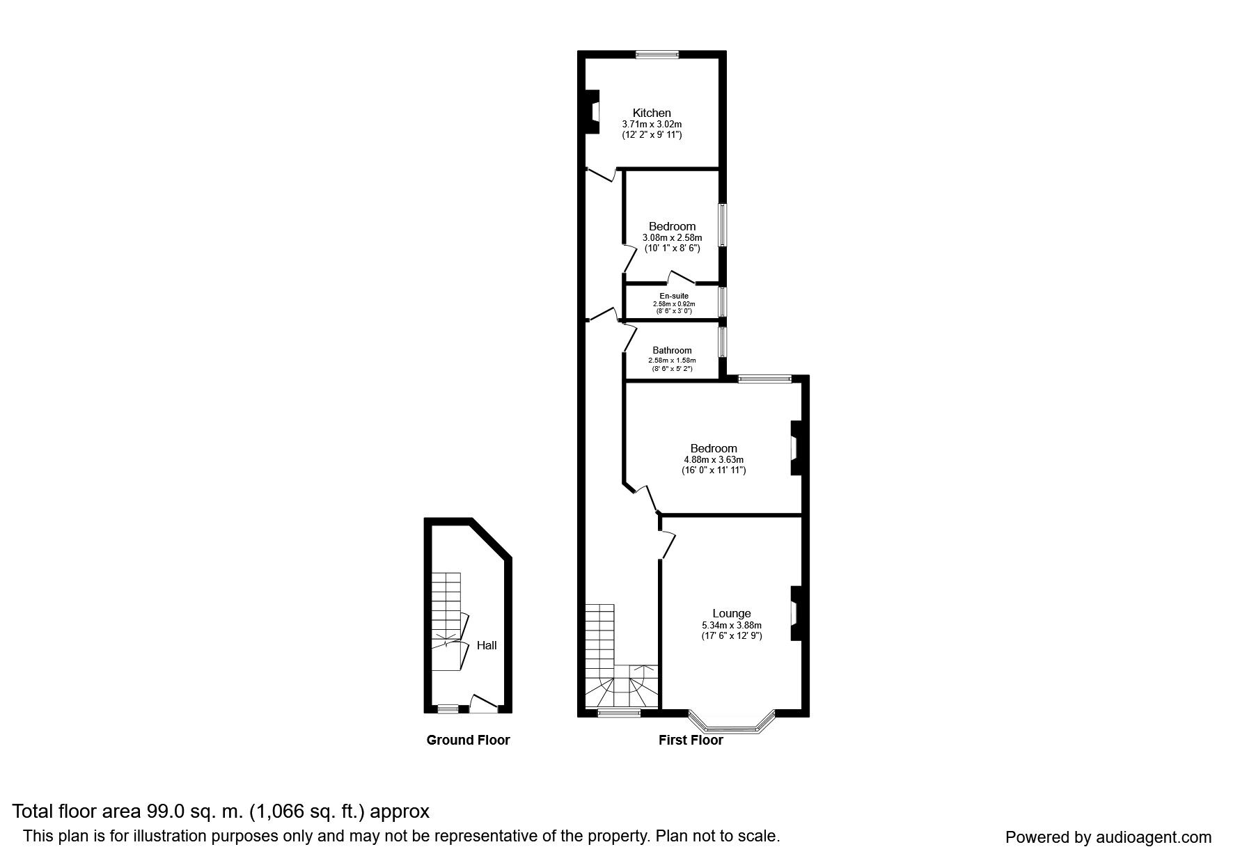 Floorplan of 4 bedroom Semi Detached House for sale, Richmond Avenue, Bognor Regis, West Sussex, PO21