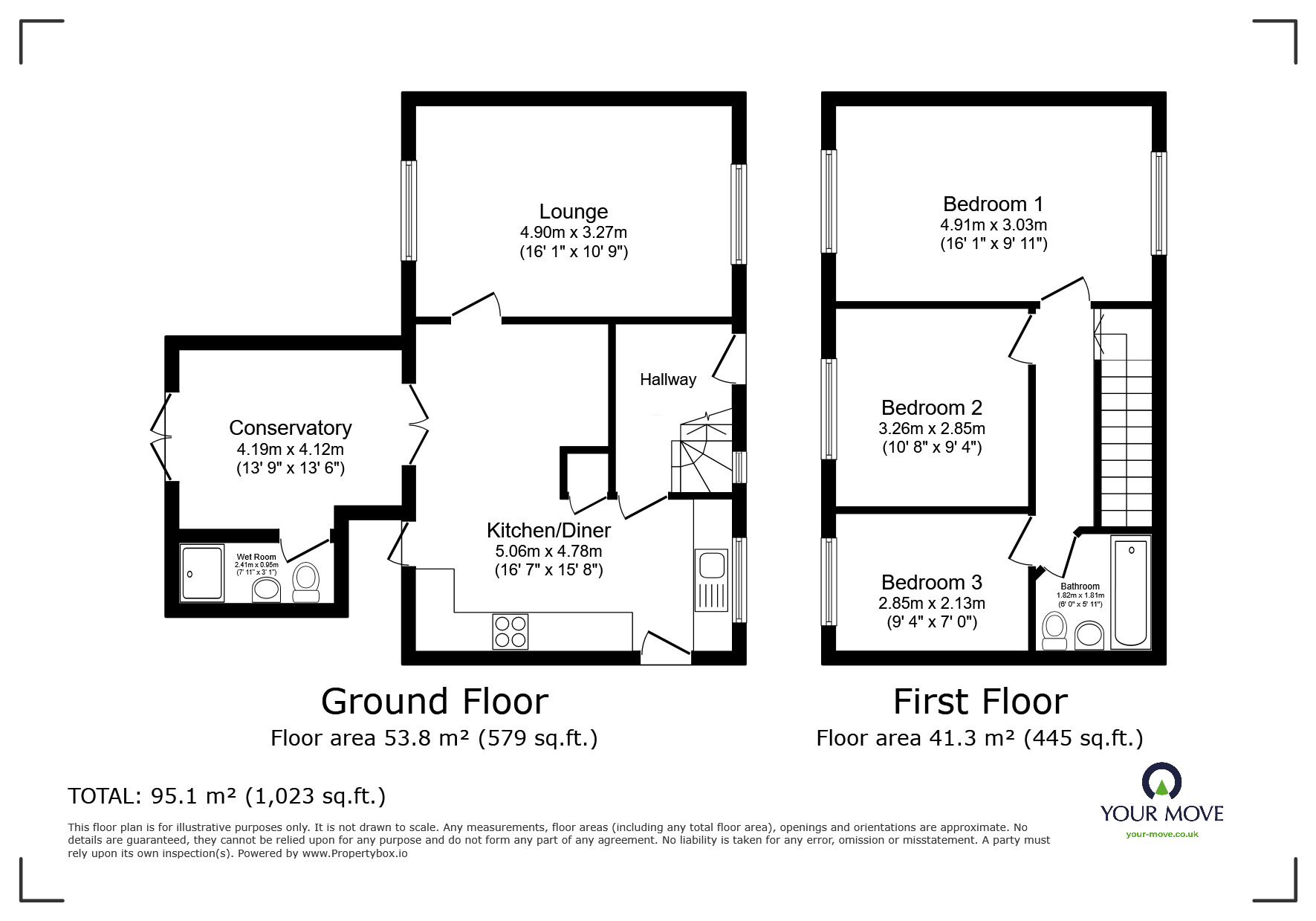 Floorplan of 3 bedroom Semi Detached House for sale, Hatherleigh Gardens, Bognor Regis, PO21