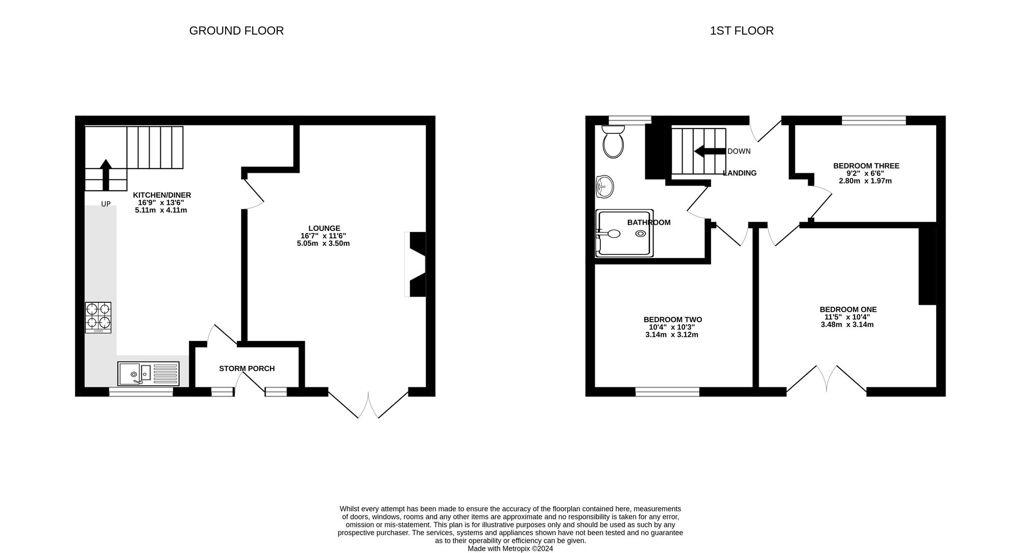 Floorplan of 3 bedroom Mid Terrace House for sale, Becksitch Lane, Belper, Derbyshire, DE56