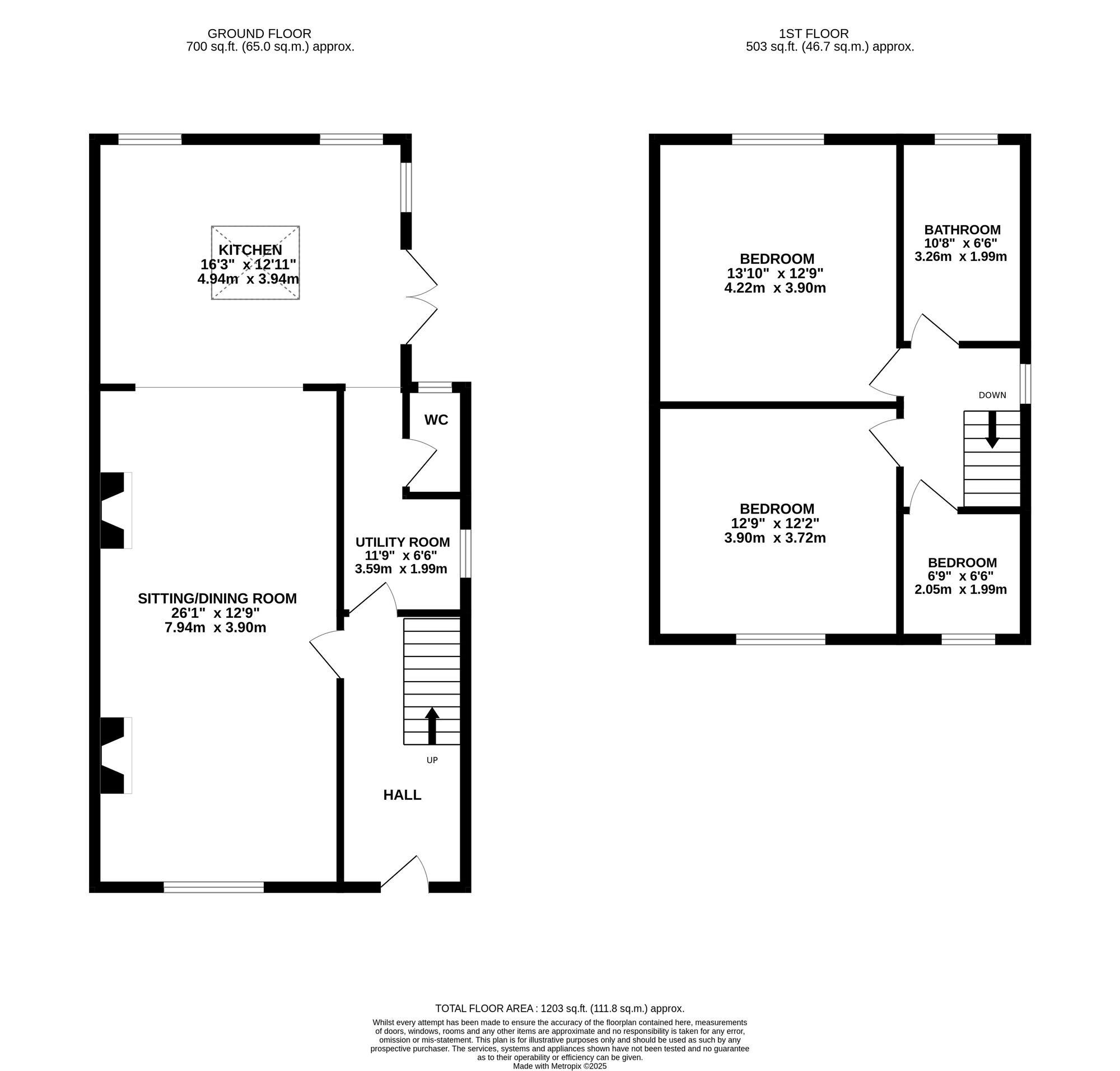 Floorplan of 3 bedroom Detached House for sale, Field Lane, Derbyshire, DE56