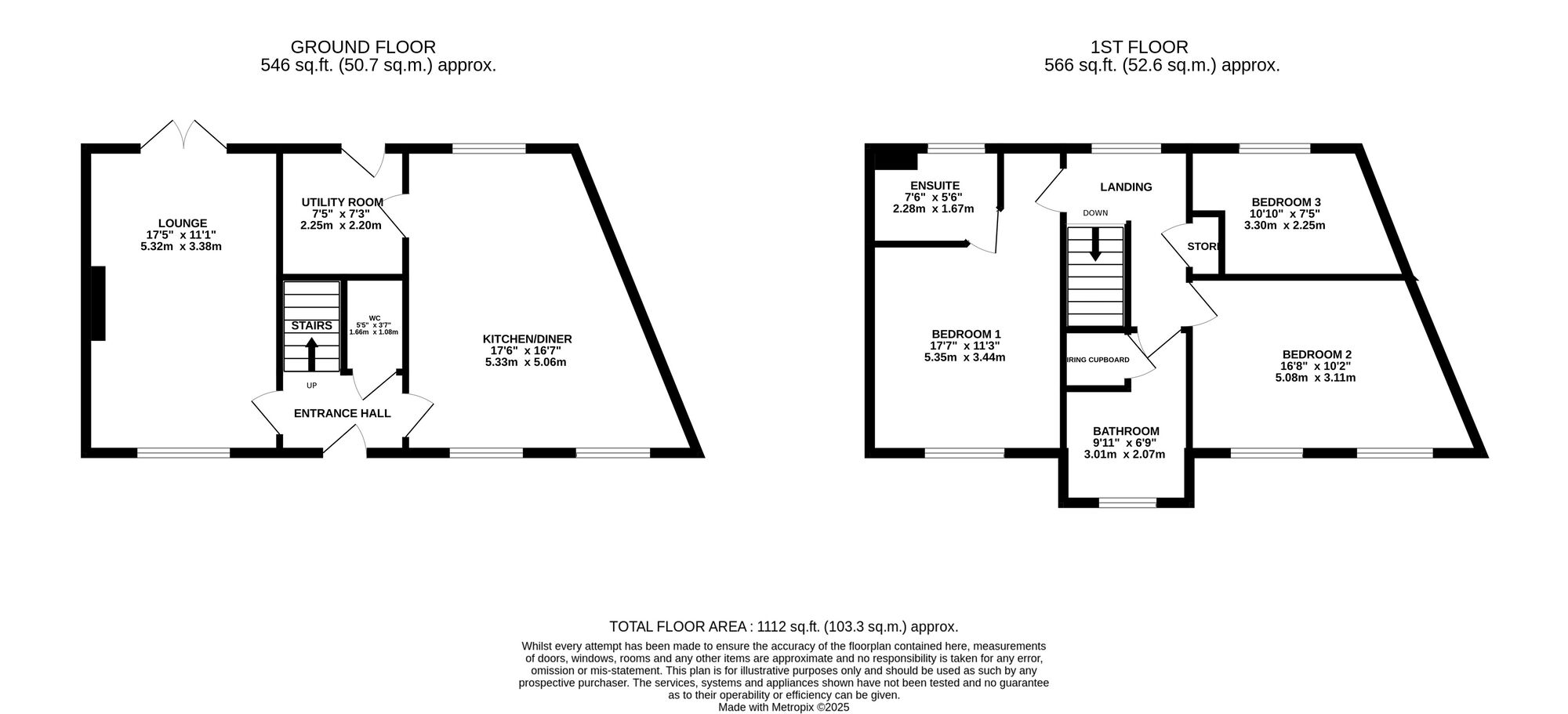 Floorplan of 3 bedroom Semi Detached House for sale, Morledge, Matlock, Derbyshire, DE4