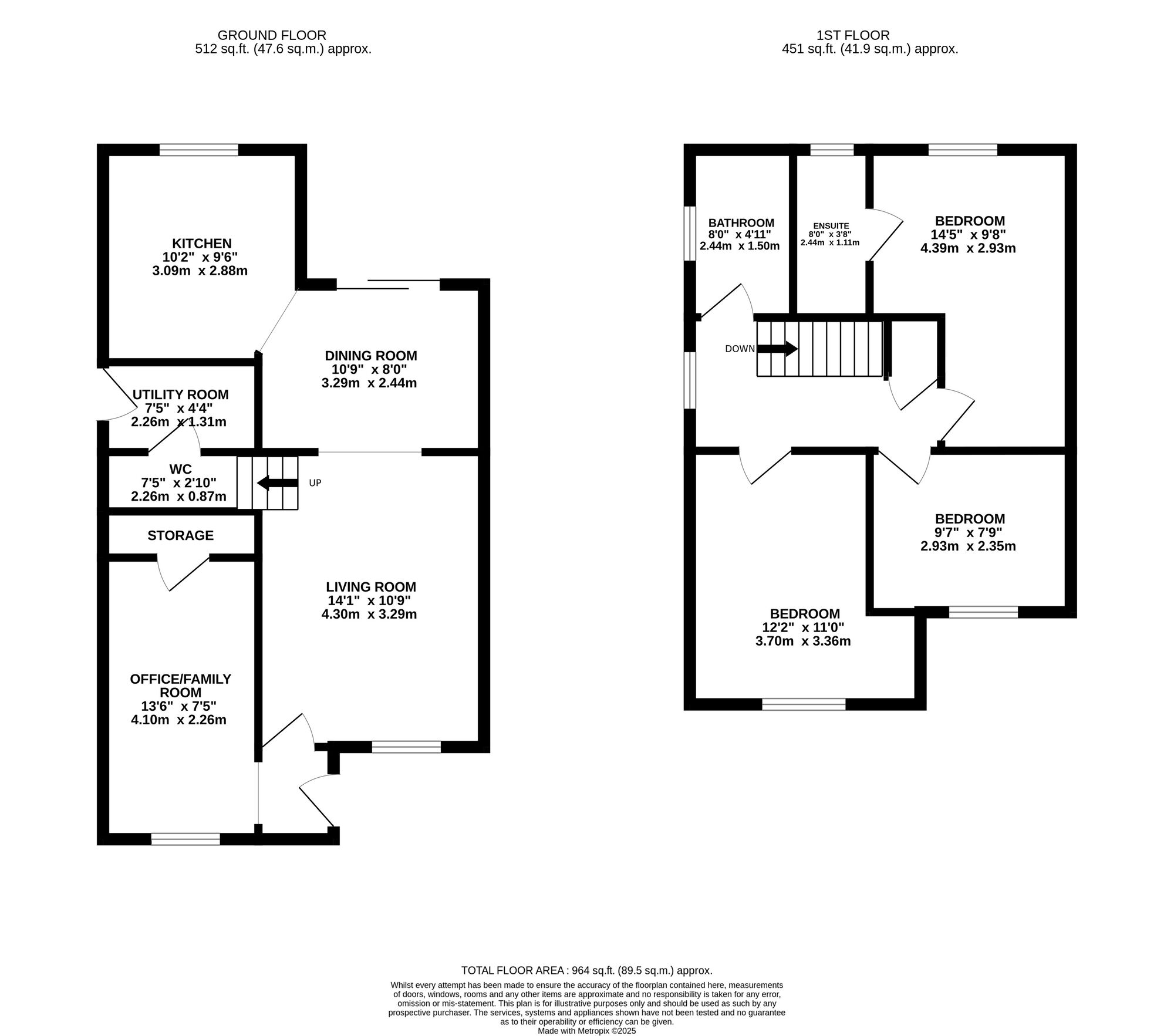 Floorplan of 3 bedroom Detached House for sale, Ashford Rise, Derbyshire, DE56