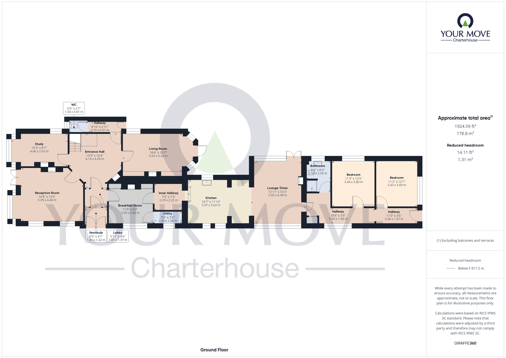 Floorplan of 8 bedroom Detached House for sale, Canterbury Road, Kent, CT9