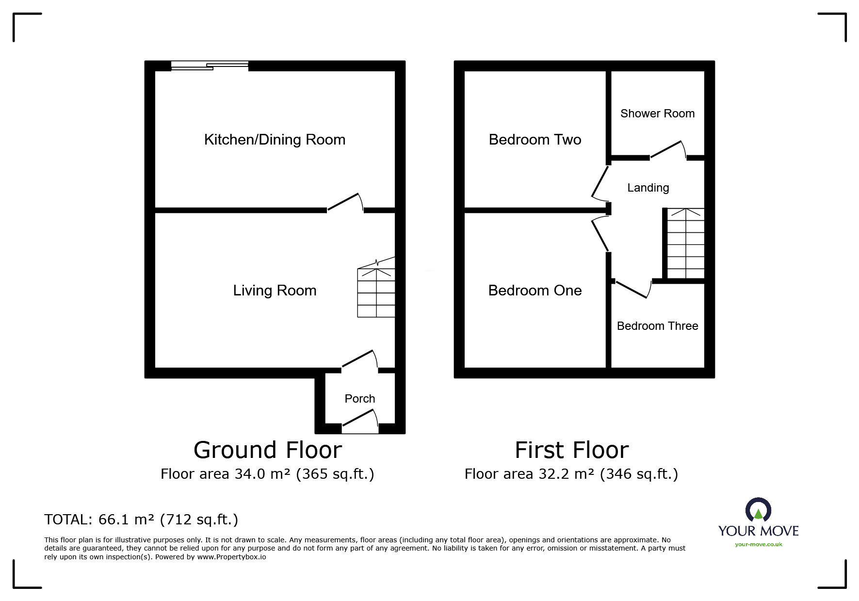 Floorplan of 3 bedroom Semi Detached House for sale, Croft Lane, Bury, Greater Manchester, BL9