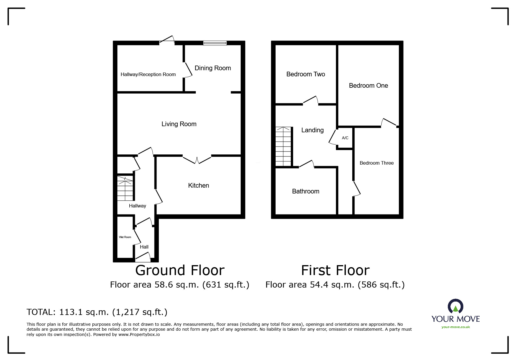 Floorplan of 3 bedroom Mid Terrace House to rent, Cannon Street, Bolton, Greater Manchester, BL3