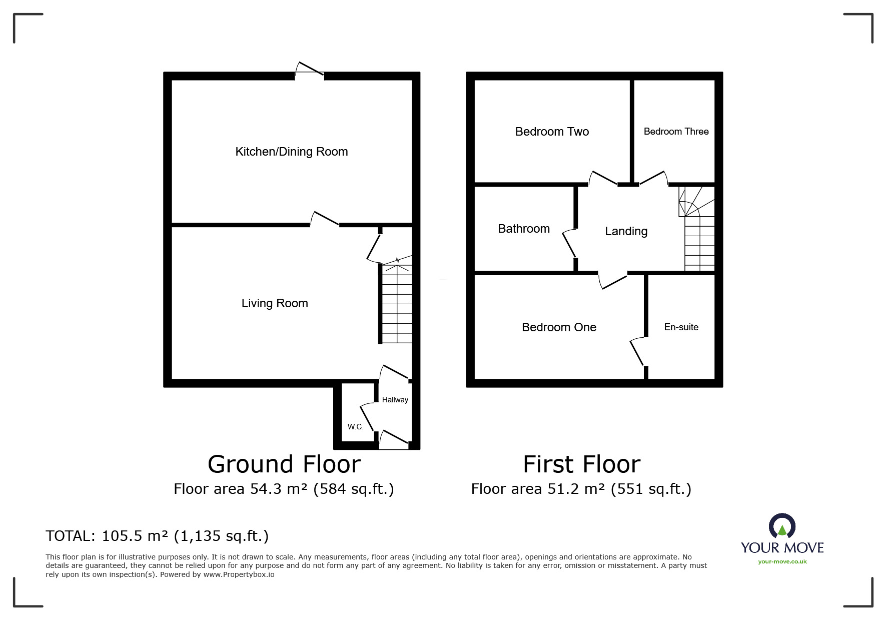 Floorplan of 3 bedroom Semi Detached House for sale, Hayling Close, Bury, Greater Manchester, BL8