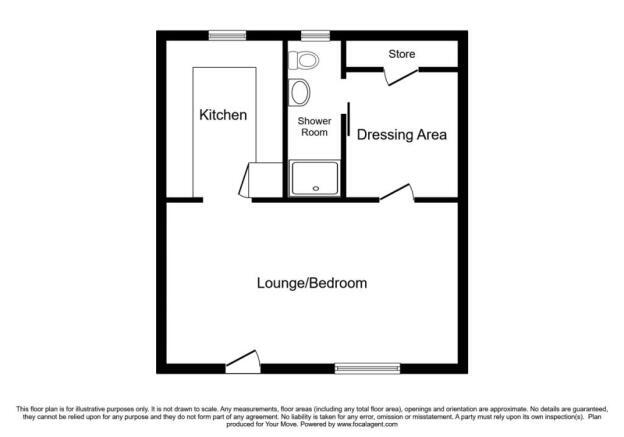 Floorplan of  Flat for sale, Newman Way, Rednal, West Midlands, B45