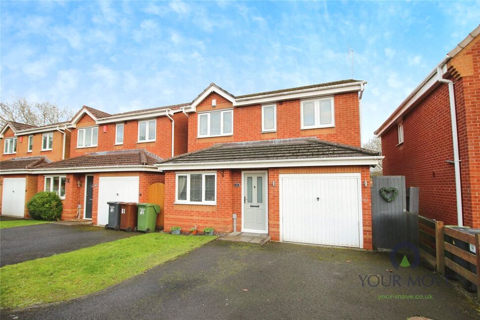 Main image of 3 bedroom Detached House for sale, Valencia Road, Bromsgrove, Worcestershire, B60