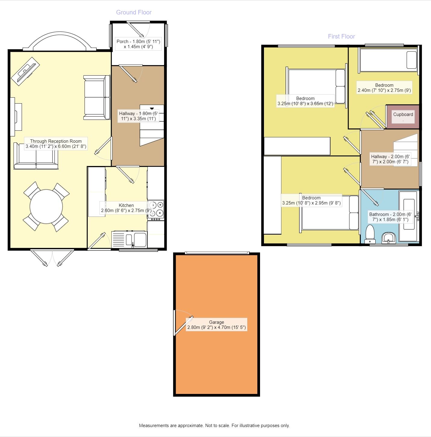 Floorplan of 3 bedroom Semi Detached House to rent, Aspbury Croft, Birmingham, West Midlands, B36