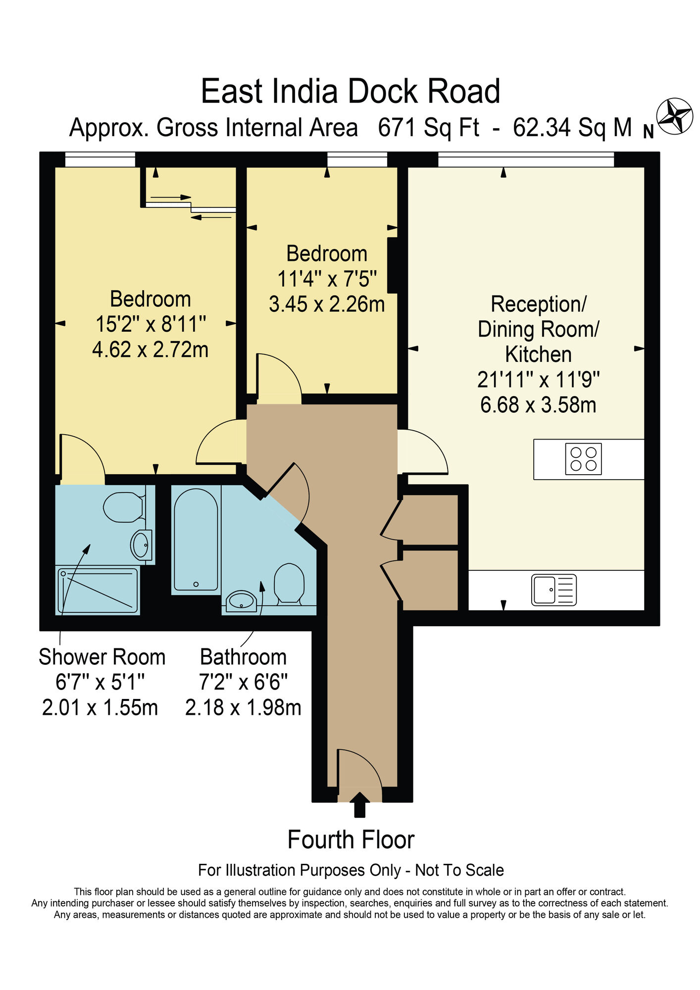 Floorplan of 2 bedroom  Flat to rent, 187 East India Dock Road, London, E14