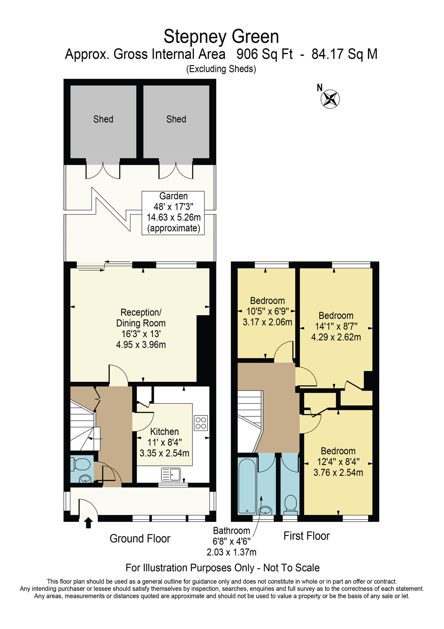 Floorplan of 3 bedroom  Flat for sale, Stepney Green, London, E1