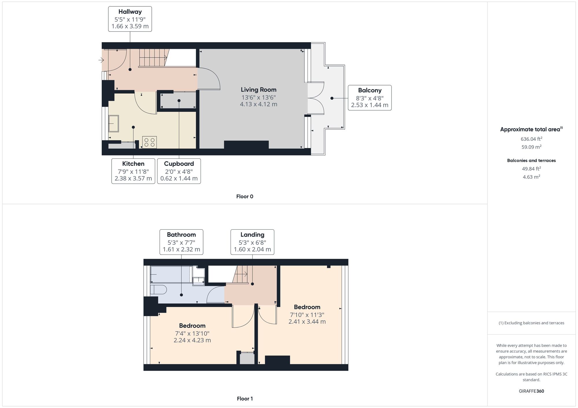 Floorplan of 2 bedroom  Flat for sale, Tenby Road, London, E17