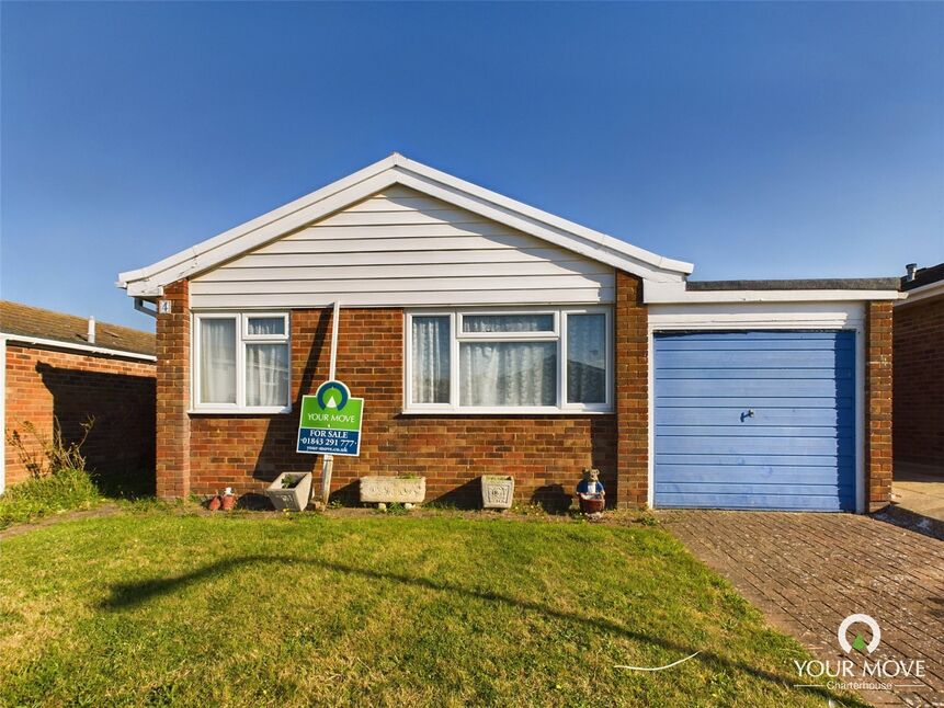 Main image of 3 bedroom Detached Bungalow for sale, Ashurst Gardens, Cliftonville, Kent, CT9