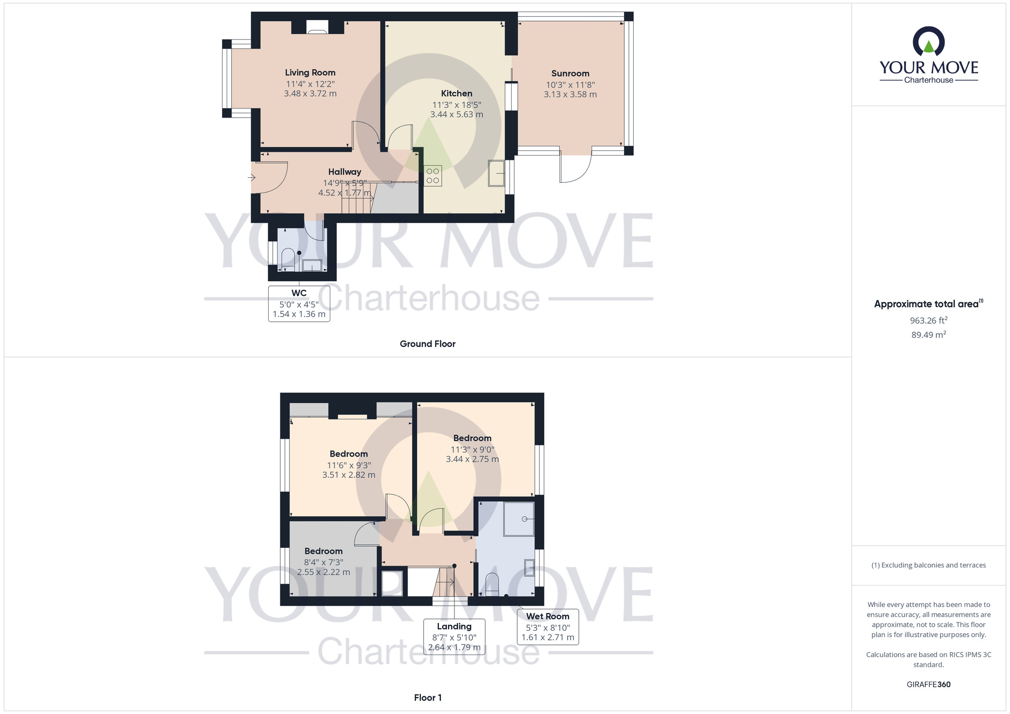 Floorplan of 3 bedroom Semi Detached House for sale, Invicta Road, Margate, Kent, CT9