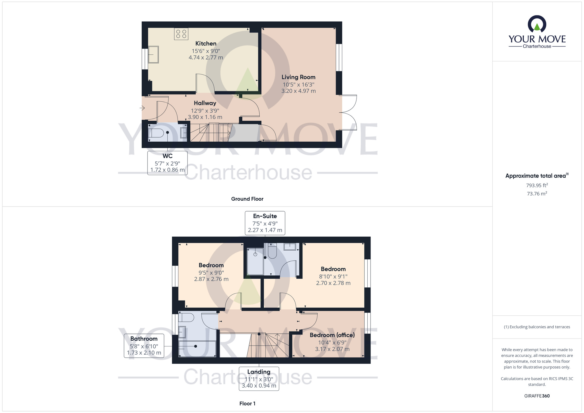 Floorplan of 3 bedroom End Terrace House for sale, Star Lane, Margate, Kent, CT9