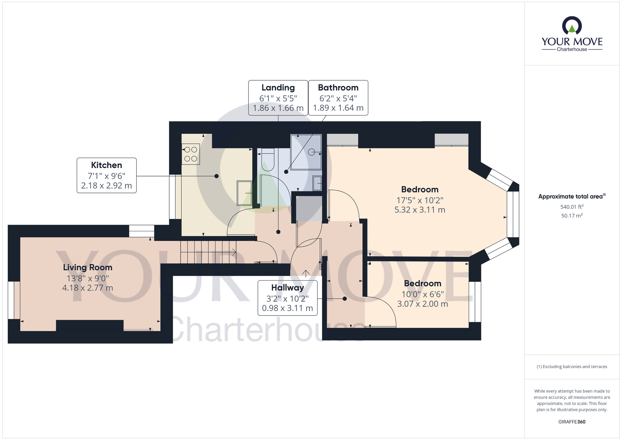 Floorplan of 2 bedroom  Flat for sale, Canterbury Road, Margate, Kent, CT9